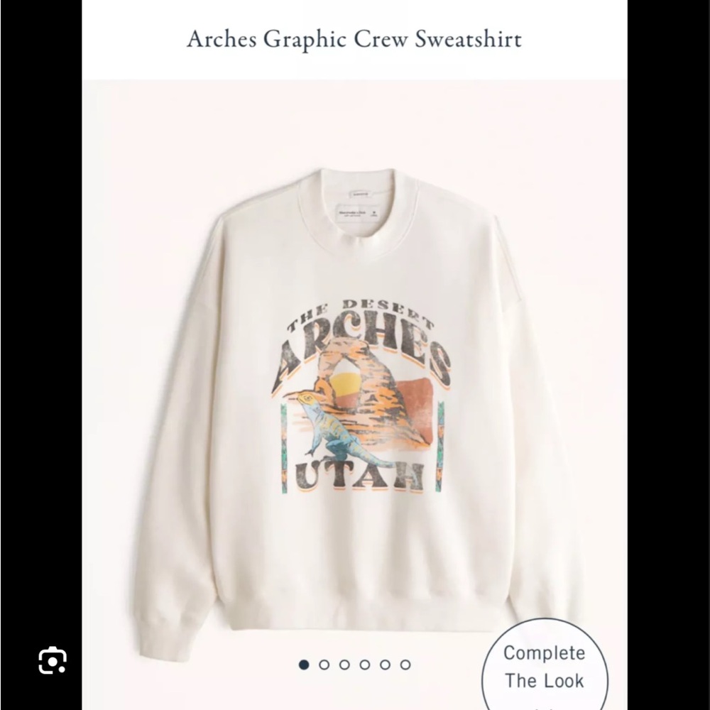 Abercrombie & Fitch Desert Arches Graphic Sweatshirt